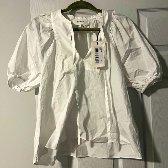 ba&sh Tops - White blouse Ba&sh new with tag